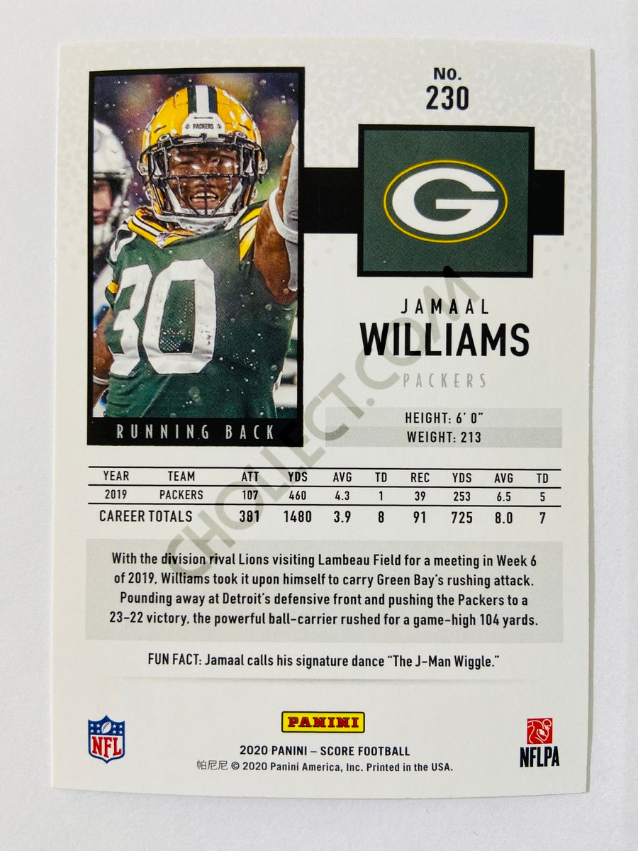 Jamaal Williams - Green Bay Packers 2020 Panini Score #230