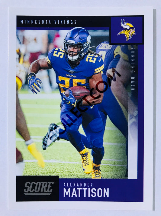 Alexander Mattison - Minnesota Vikings 2020 Panini Score #242