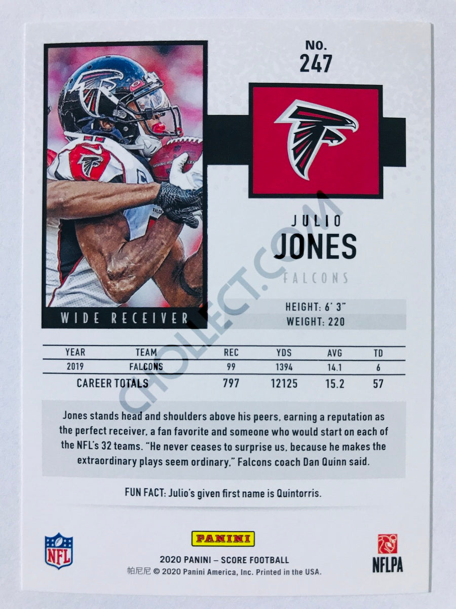 Julio Jones - Atlanta Falcons 2020 Panini Score #247