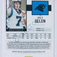 Kyle Allen - Carolina Panthers 2020 Panini Score #260