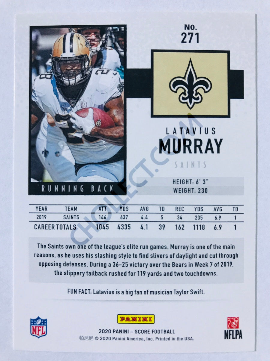 Latavius Murray - New Orleans Saints 2020 Panini Score #271