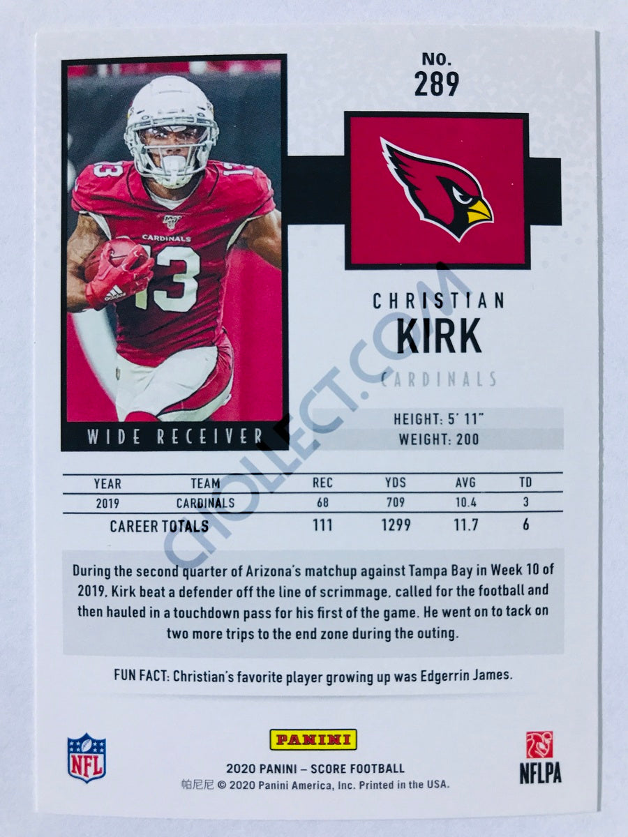 Christian Kirk - Arizona Cardinals 2020 Panini Score #289