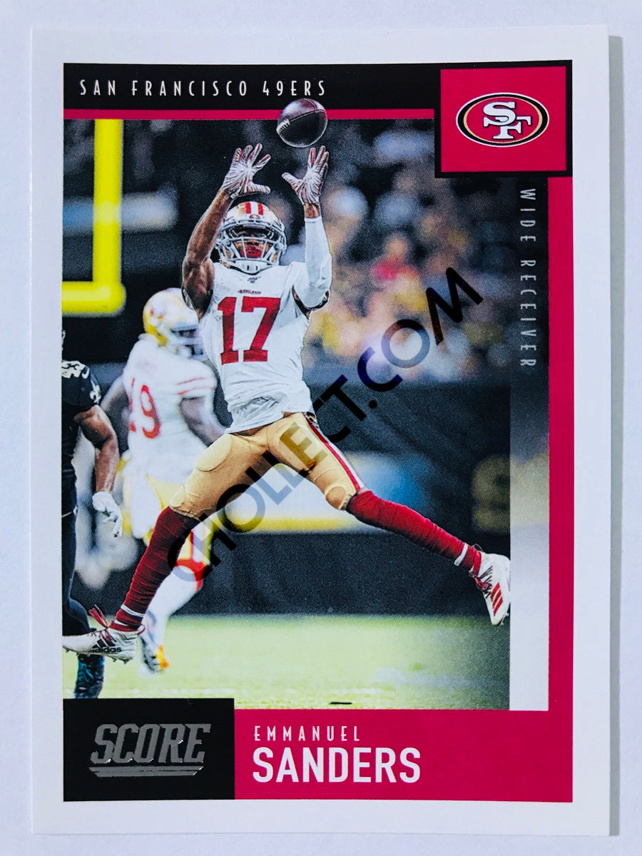 Emmanuel Sanders - San Francisco 49ers 2020 Panini Score #309