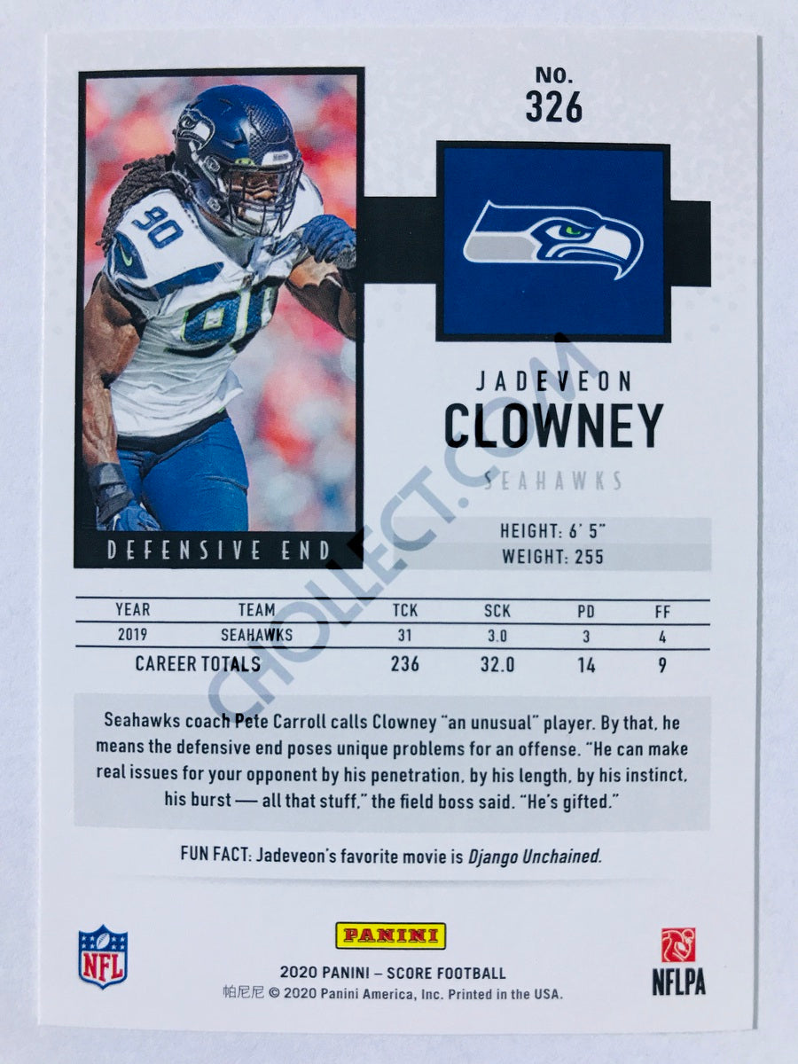 Jadeveon Clowney - Seattle Seahawks 2020 Panini Score #326