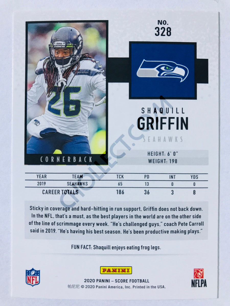 Shaquill Griffin - Seattle Seahawks 2020 Panini Score #328