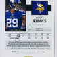 Xavier Rhodes - Minnesota Vikings 2020 Panini Score Artist's Proof Parallel #246 | 34/35