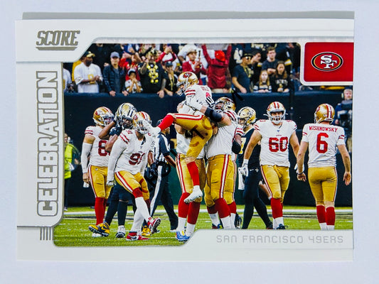 Robbie Gould - San Francisco 49ers 2020 Panini Score Celebration Insert #CE-3