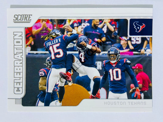 Deshaun Watson - Houston Texans 2020 Panini Score Celebration Insert #CE-9