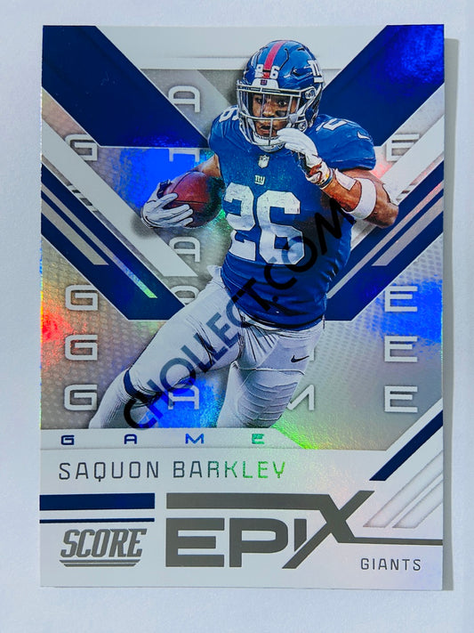 Saquon Barkley - New York Giants 2019 Panini Score Epix Game #EG-8