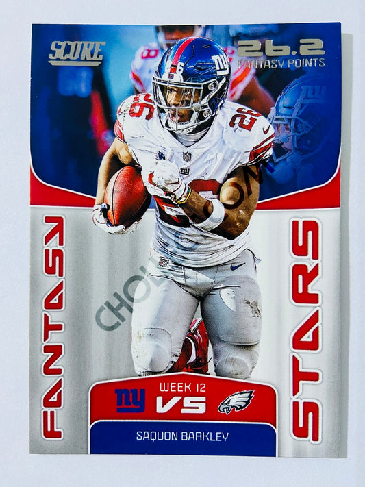 Saquon Barkley - New York Giants 2019 Panini Score Fantasy Stars #FS-7