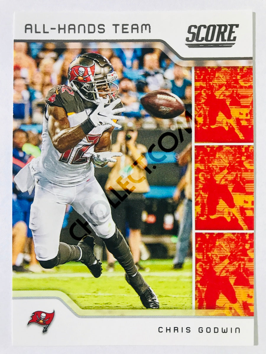 Chris Godwin - Tampa Bay Buccaneers 2020 Panini Score All-Hands Team Insert #2