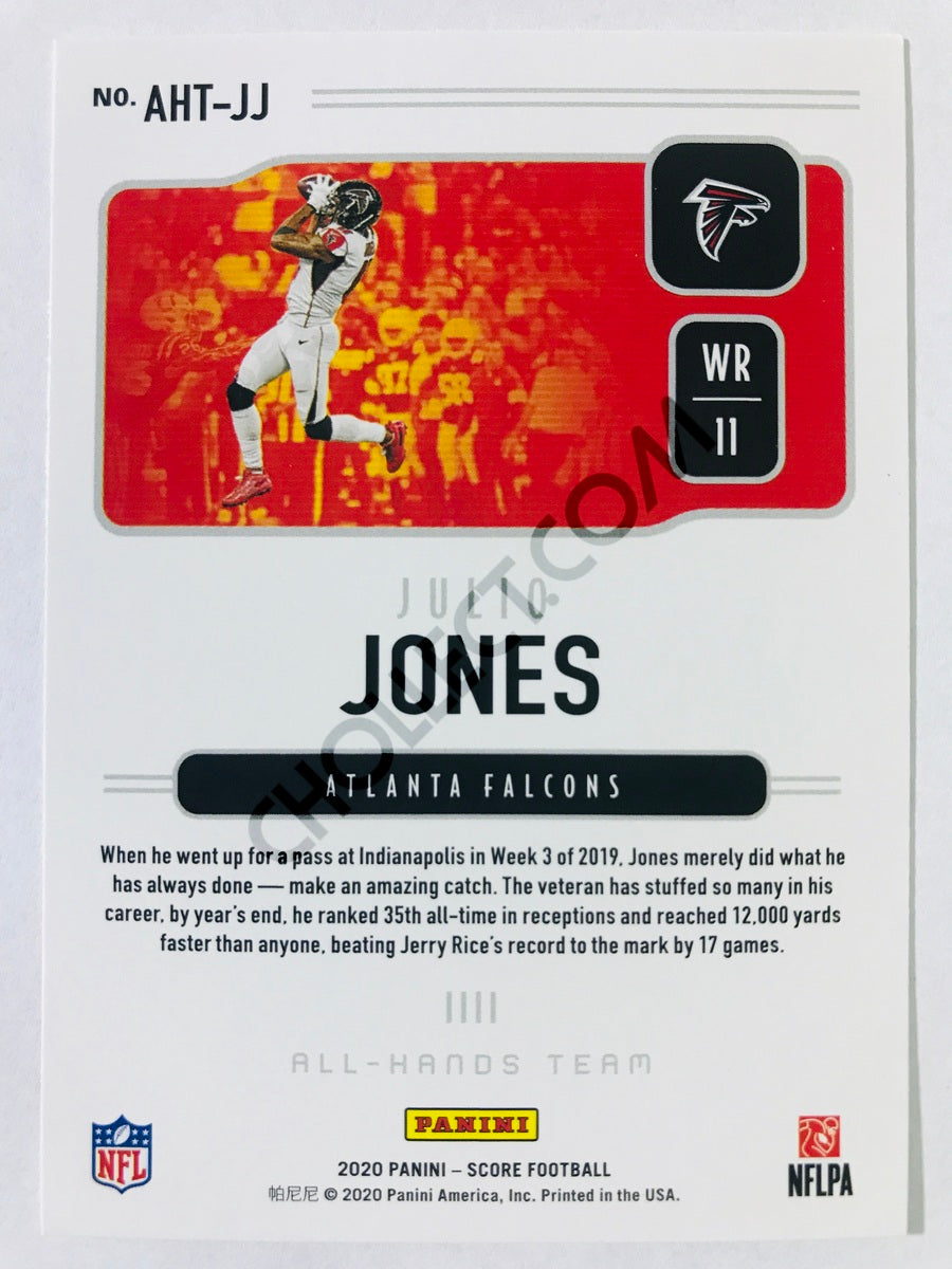 Julio Jones - Atlanta Falcons 2020 Panini Score All-Hands Team Insert #11