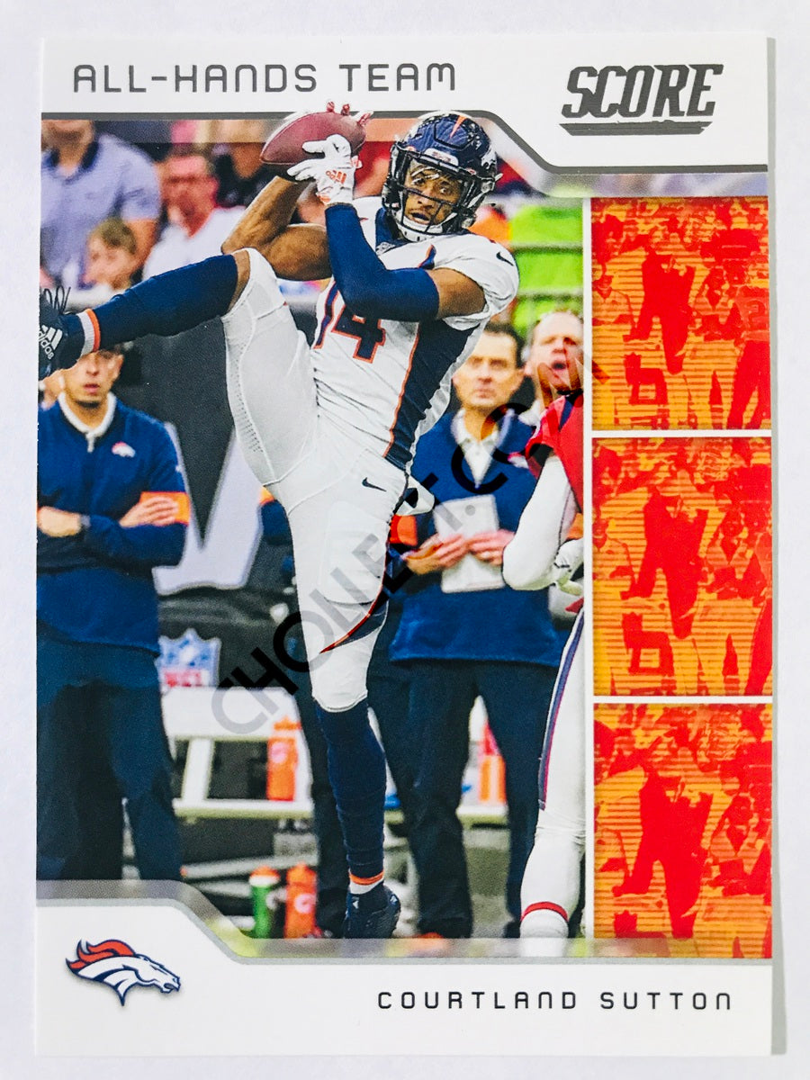 Courtland Sutton - Denver Broncos 2020 Panini Score All-Hands Team Insert #12