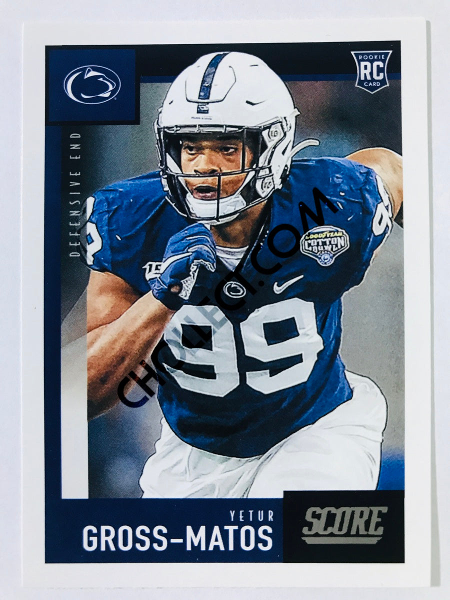 Yetur Gross-Matos - Penn State Nittany Lions 2020 Panini Score RC Rookie #340