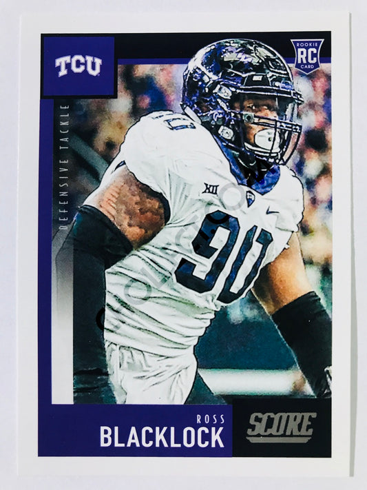 Ross Blacklock - TCU Horned Frogs 2020 Panini Score RC Rookie #345