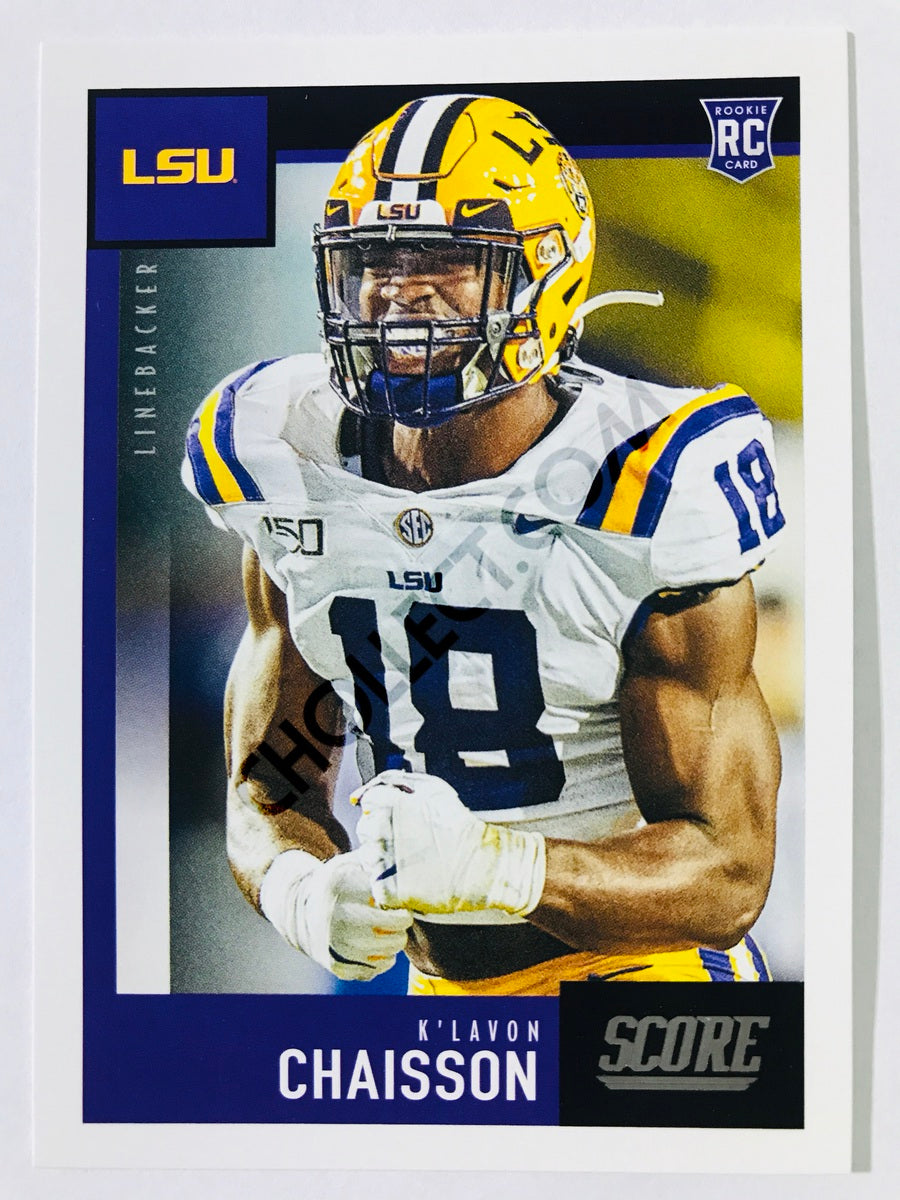 K'Lavon Chaisson - LSU Tigers 2020 Panini Score RC Rookie #349