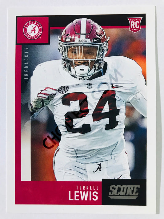 Terrell Lewis - Alabama Crimson Tide 2020 Panini Score RC Rookie #350