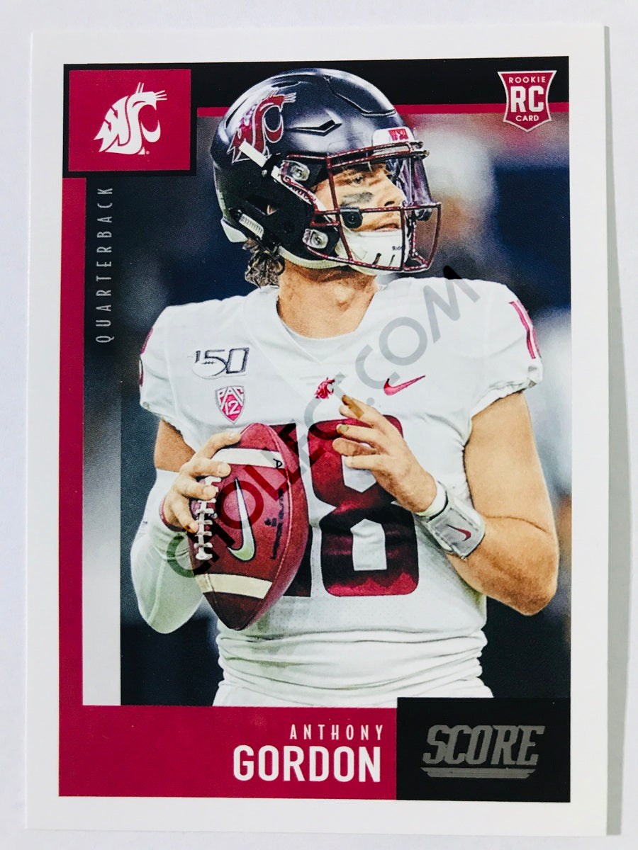 Anthony Gordon - Washington State Cougars 2020 Panini Score RC Rookie #351