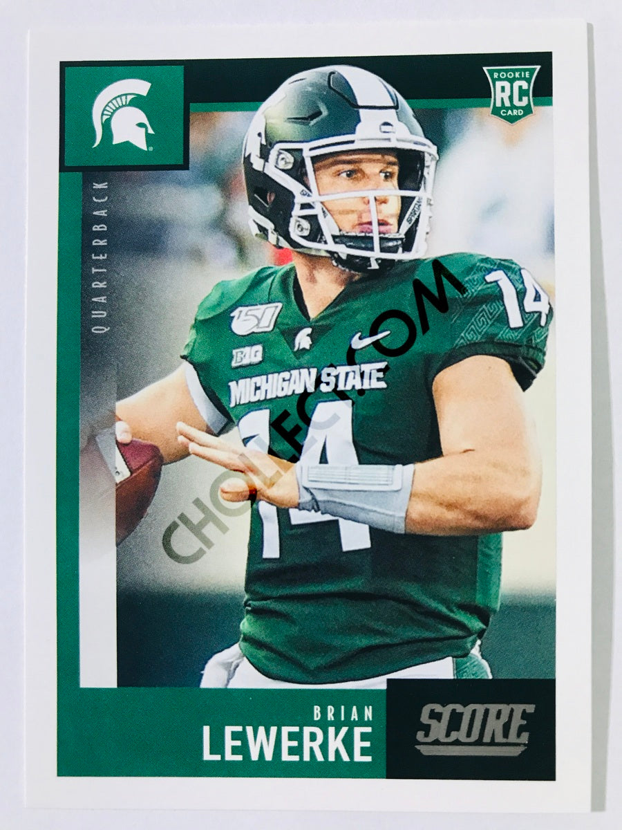 Brian Lewerke - Michigan State Spartans 2020 Panini Score RC Rookie #352