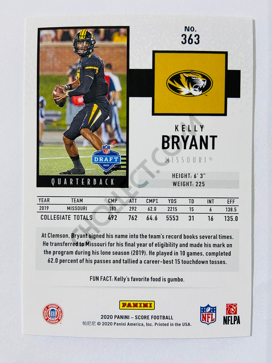 Kelly Bryant - Missouri Tigers 2020 Panini Score RC Rookie #363