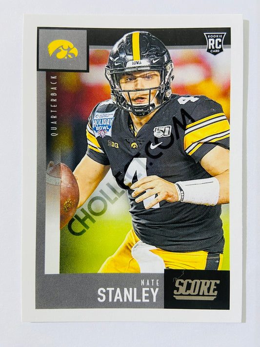 Nate Stanley - Iowa Hawkeyes 2020 Panini Score RC Rookie #364