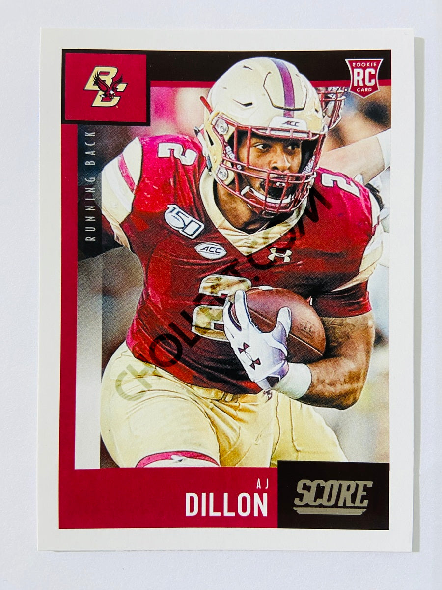 AJ Dillon - Boston College Eagles 2020 Panini Score RC Rookie #371