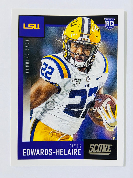 Clyde Edwards-Helaire - LSU Tigers 2020 Panini Score RC Rookie #376