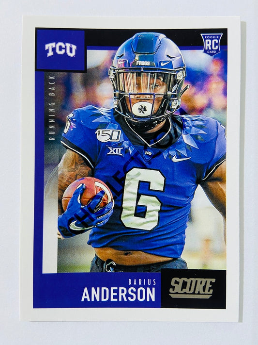 Darius Anderson - TCU Horned Frogs 2020 Panini Score RC Rookie #378