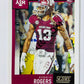 Kendrick Rogers - Texas A&M Aggies 2020 Panini Score RC Rookie #384