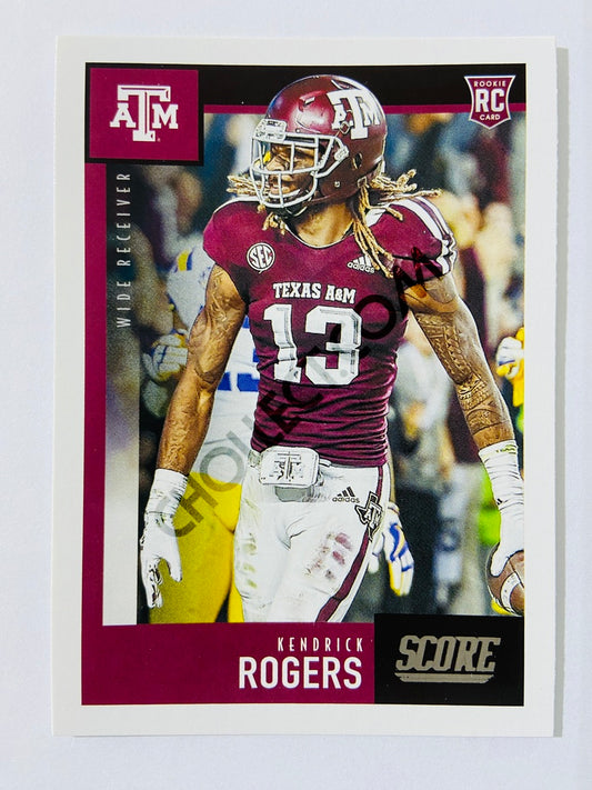 Kendrick Rogers - Texas A&M Aggies 2020 Panini Score RC Rookie #384