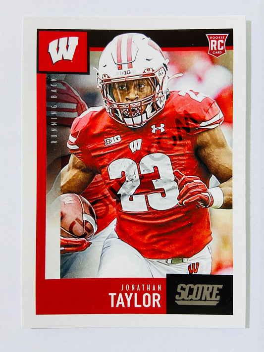 Jonathan Taylor - Wisconsin Badgers 2020 Panini Score RC Rookie #385