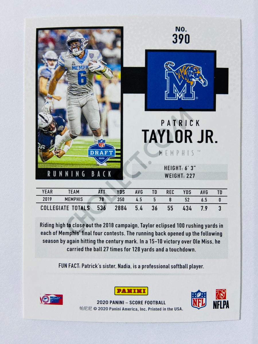 Patrick Taylor Jr. - Memphis Tigers 2020 Panini Score RC Rookie #390