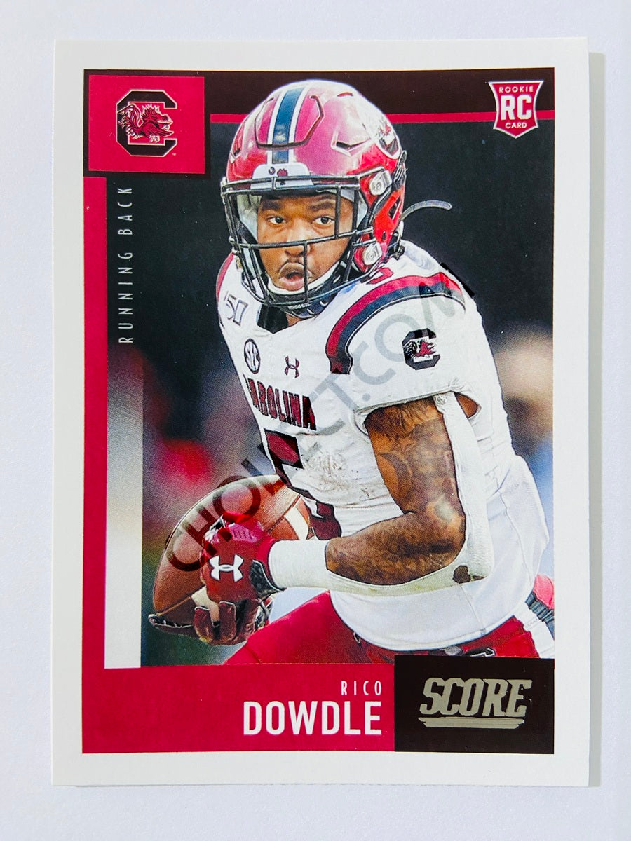 Rico Dowdle - South Carolina Gamecocks 2020 Panini Score RC Rookie #391