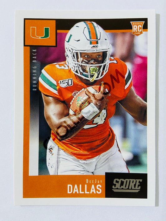 DeeJay Dallas - Miami Hurricanes 2020 Panini Score RC Rookie #392