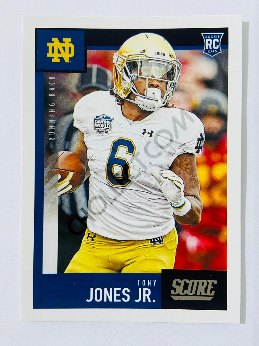 Tony Jones Jr. - Notre Dame Fighting Irish 2020 Panini Score RC Rookie #395