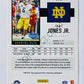 Tony Jones Jr. - Notre Dame Fighting Irish 2020 Panini Score RC Rookie #395