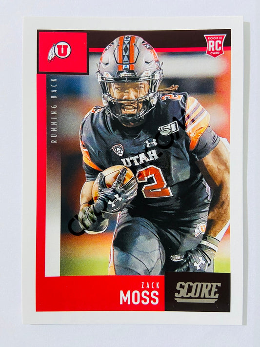 Zack Moss - Utah Utes 2020 Panini Score RC Rookie #396