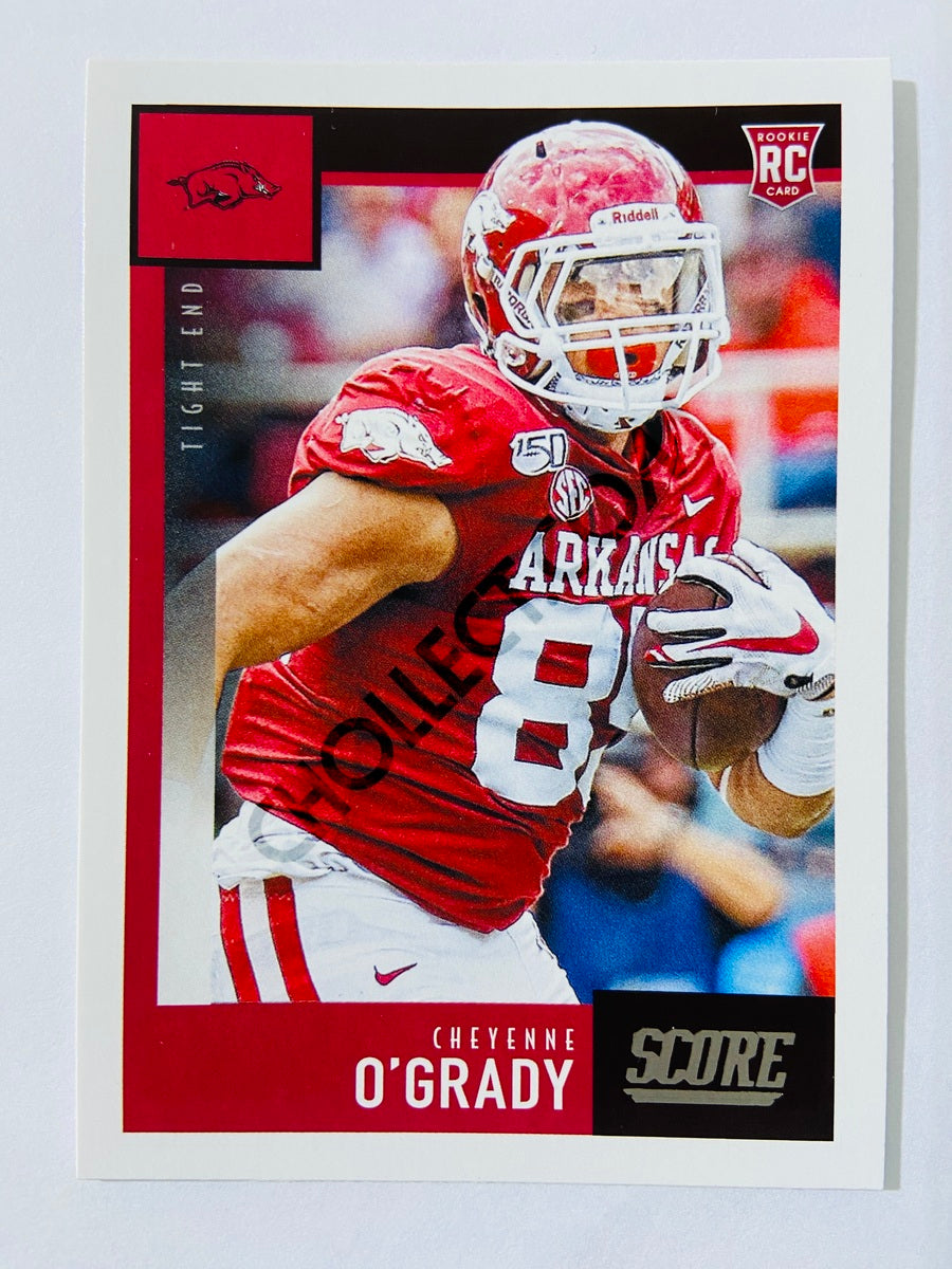 Cheyenne O'Grady - Arkansas Razorbacks 2020 Panini Score RC Rookie #402