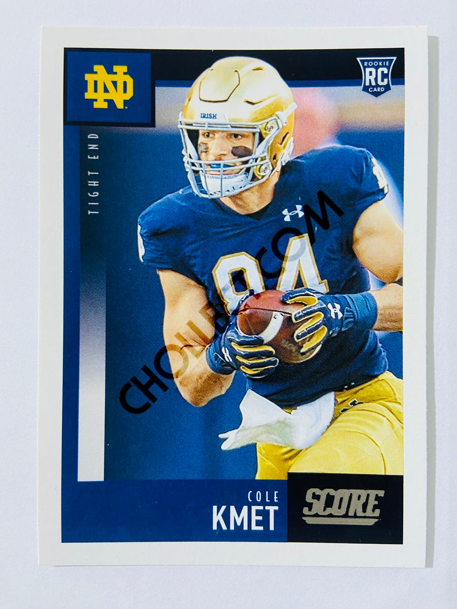 Cole Kmet - Notre Dame Fighting Irish 2020 Panini Score RC Rookie #404