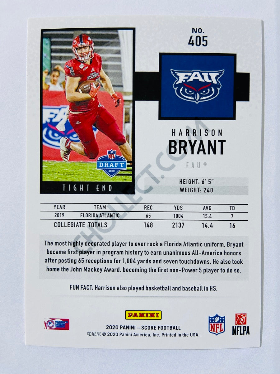 Harrison Bryant - Florida Atlantic Owls 2020 Panini Score RC Rookie #405