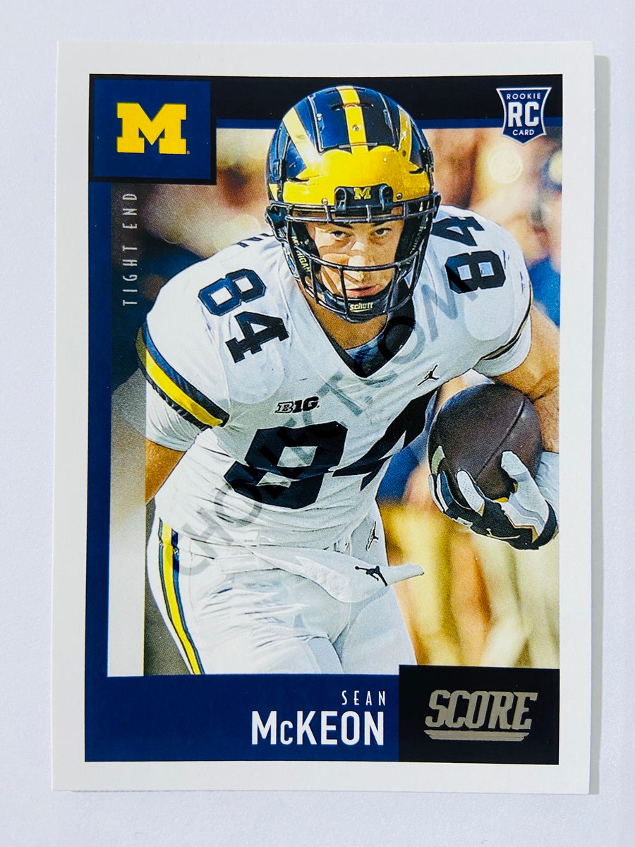 Sean McKeon - Michigan Wolverines 2020 Panini Score RC Rookie #410