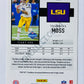 Thaddeus Moss - LSU Tigers 2020 Panini Score RC Rookie #411