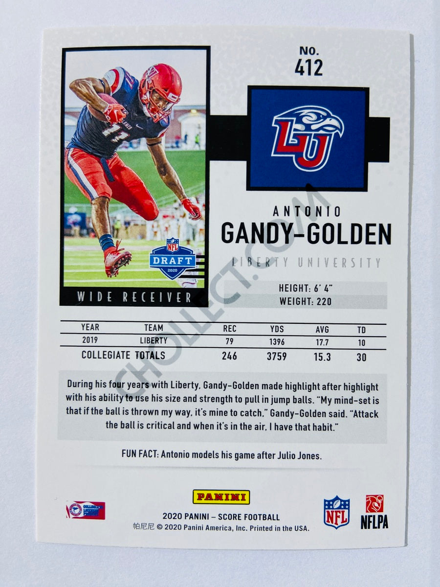 Antonio Gandy-Golden - Liberty Flames 2020 Panini Score RC Rookie #412