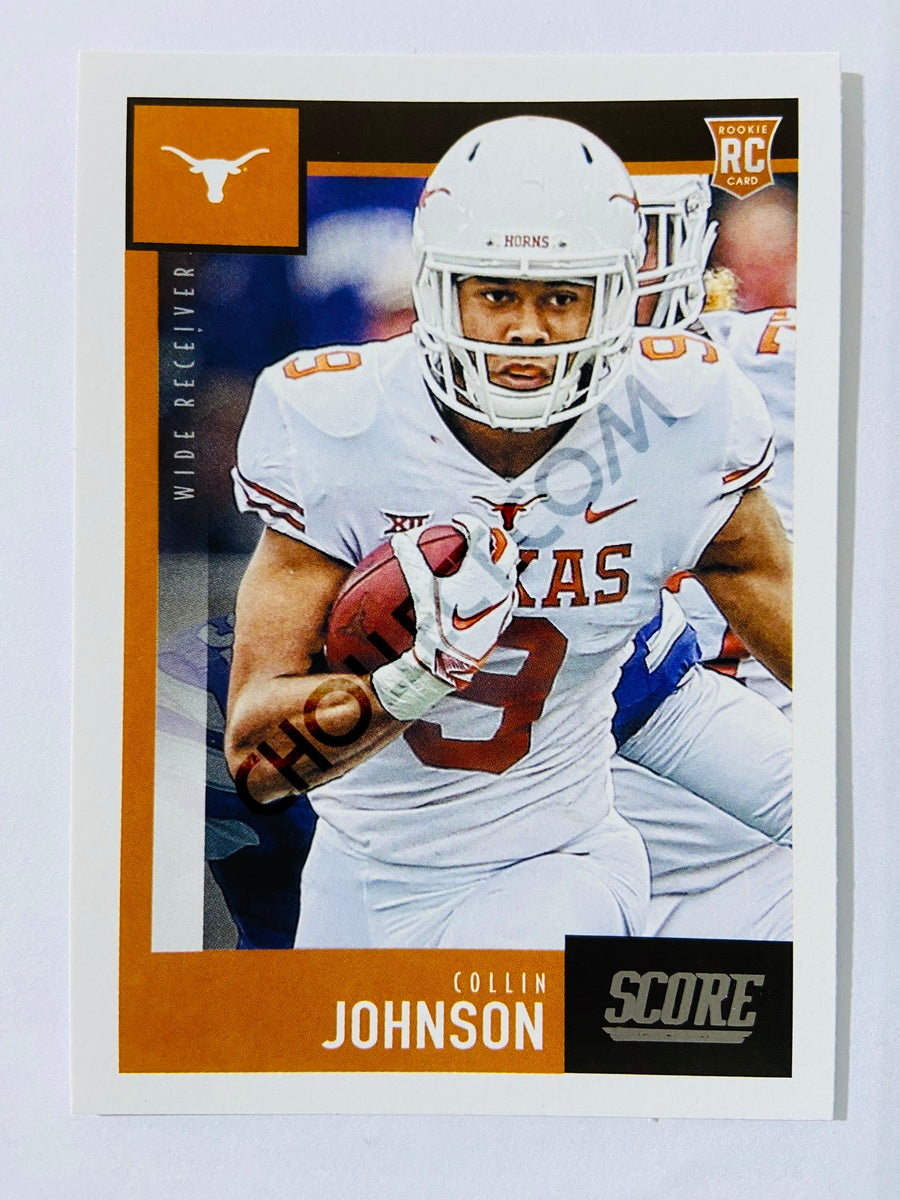 Collin Johnson - Texas Longhorns 2020 Panini Score RC Rookie #418