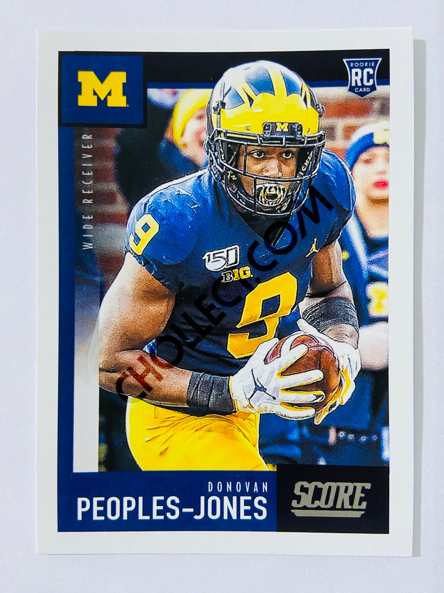 Donovan Peoples-Jones - Michigan Wolverines 2020 Panini Score RC Rookie #422