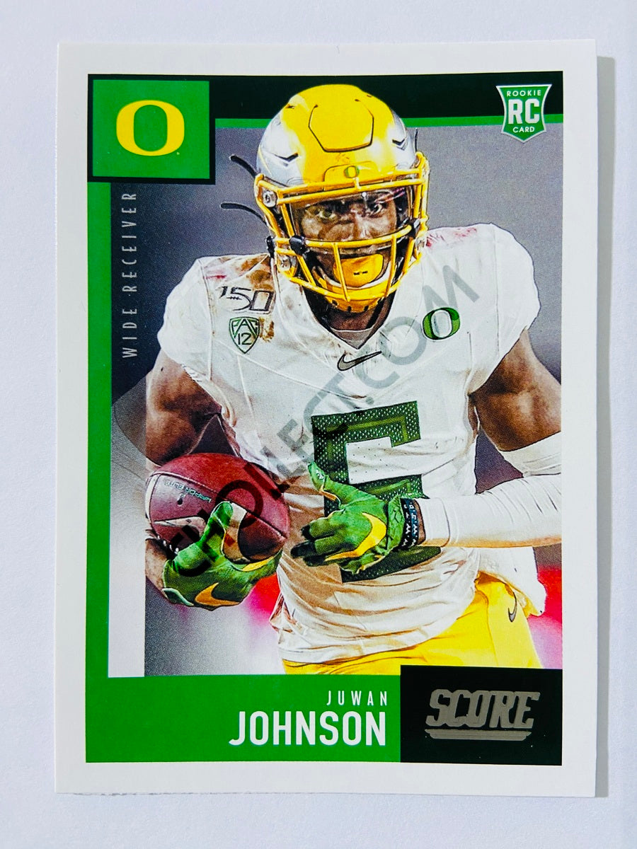 Juwan Johnson - Oregon Ducks 2020 Panini Score RC Rookie #431