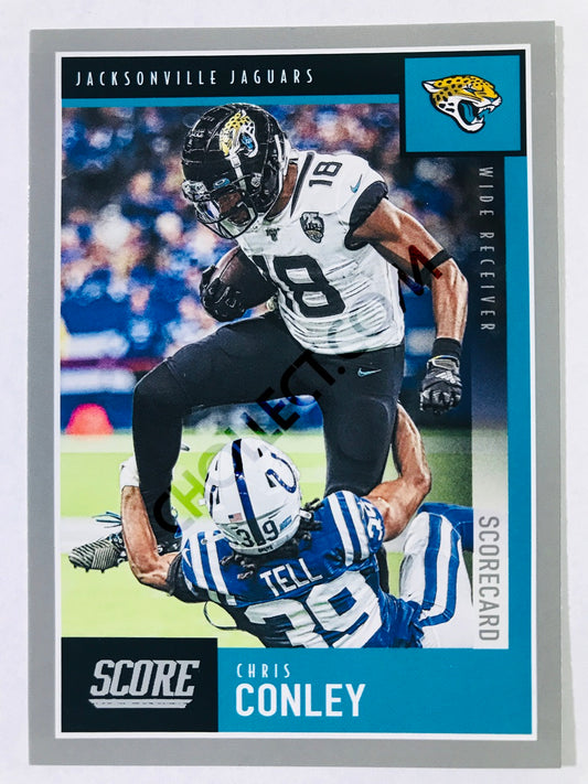 Chris Conley - Jacksonville Jaguars 2020 Panini Score Scorecard Parallel #106