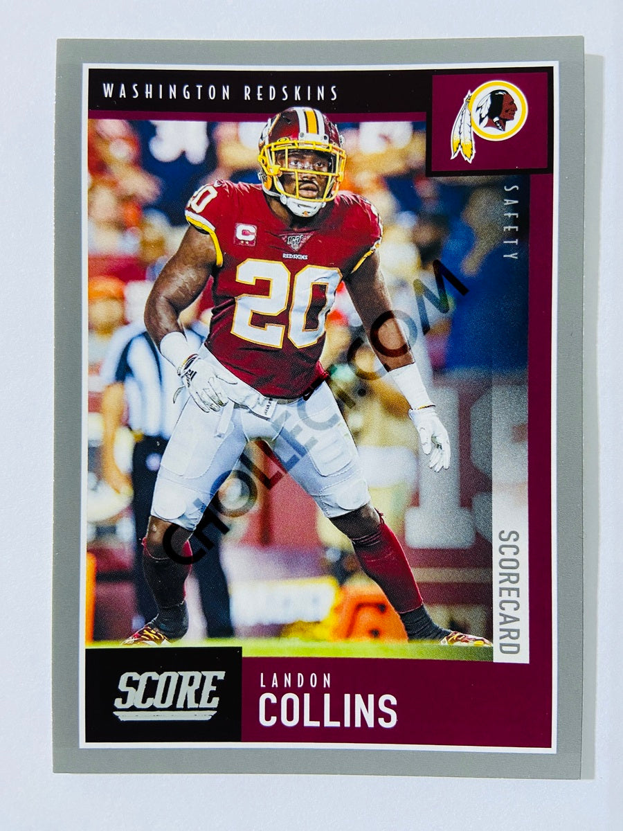 Landon Collins - Washington Redskins 2020 Panini Score Scorecard Parallel #202