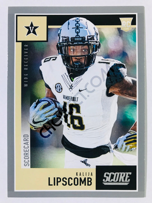 Kalija Lipscomb - Vanderbilt Commodores 2020 Panini Score Scorecard Parallel RC Rookie #434