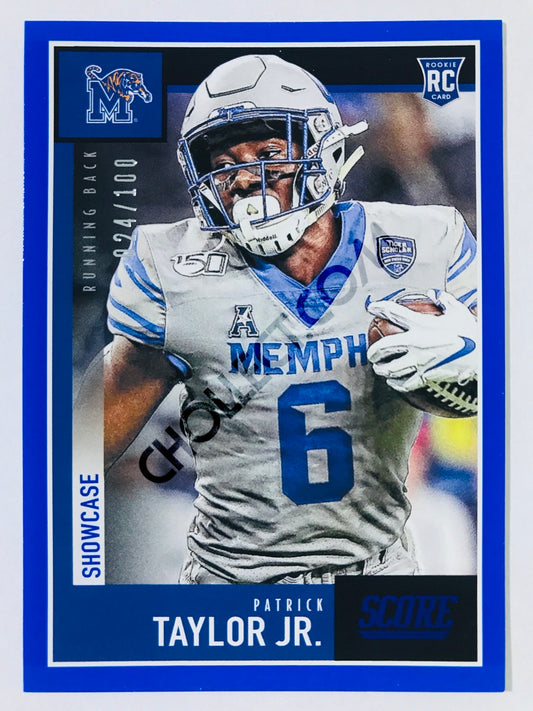 Patrick Taylor Jr. - Memphis Tigers 2020 Panini Score Showcase Parallel RC Rookie #390 | 024/100